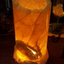 6" diameter x 10"-11" cylinder on electric light base